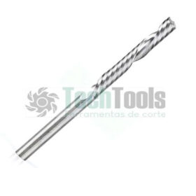Fresa Metal Duro Para Acrílico Down Cut - Med. 4,0 x 22mm - 1 Corte Helicoidal Invertido
