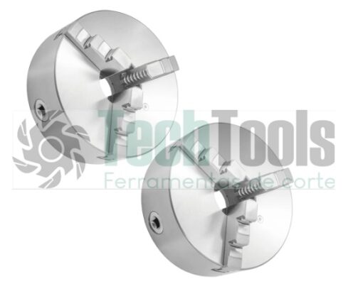 Placa para Torno com 3 castanhas Universal 200mm - 2 Peças