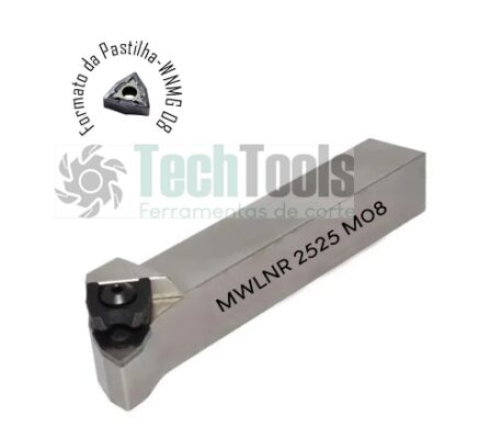 Suporte Torneamento Externo 25mm - MWLNR 2525 M08